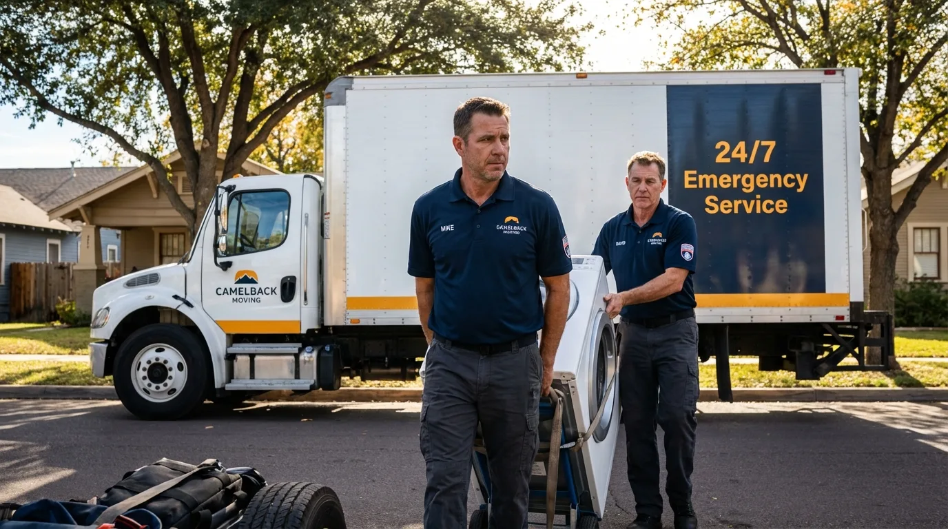 CamelBack Moving crew loading furniture in Double Springs, AL