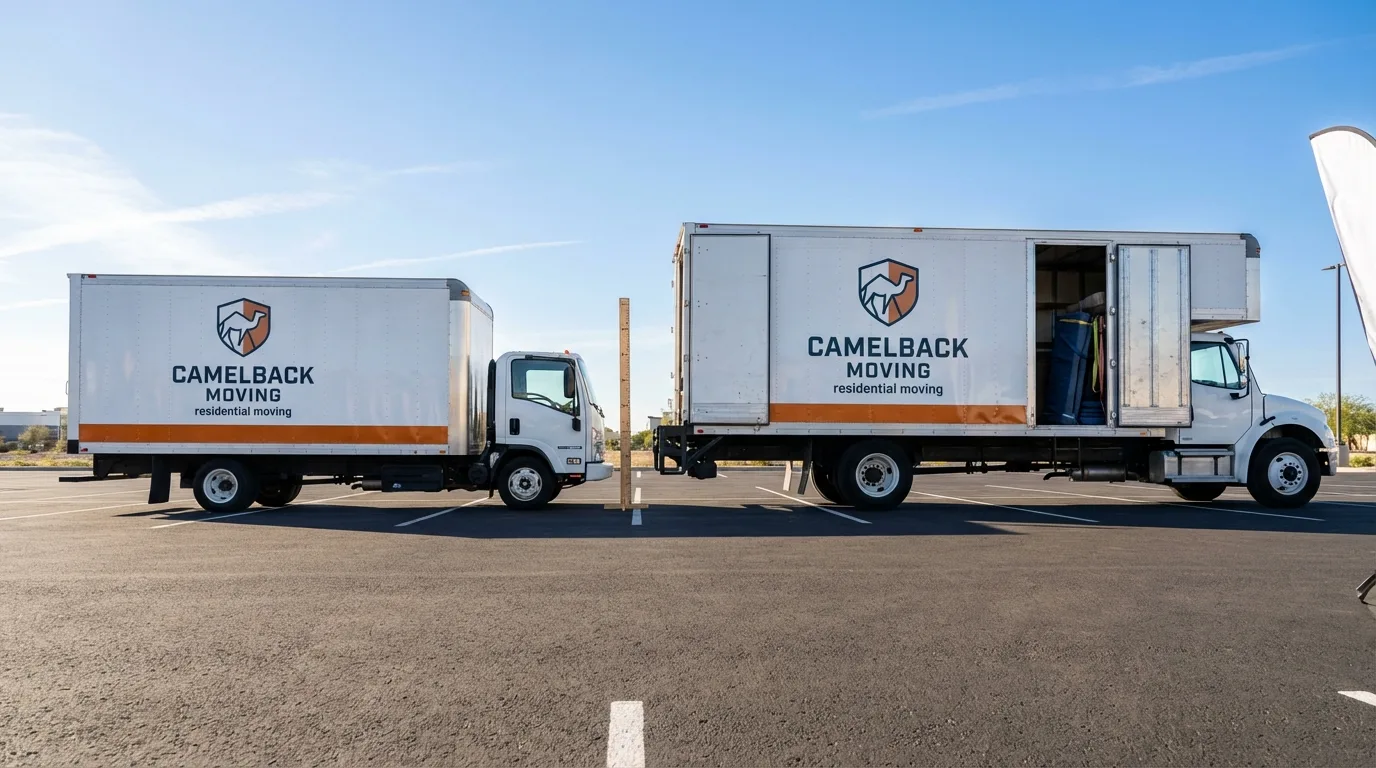 Moving truck size capacity guide in Double Springs
